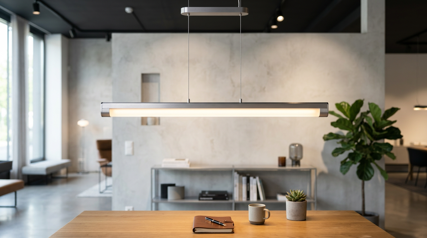 Suspension LED atelier 120cm